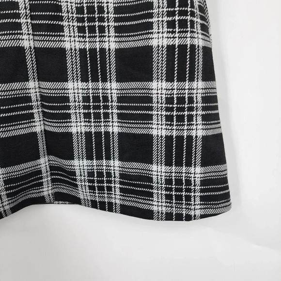 VERO MODA Women's Fidela Plaid Skirt In Black Check Size S‎ NWT - Picture 3 of 11